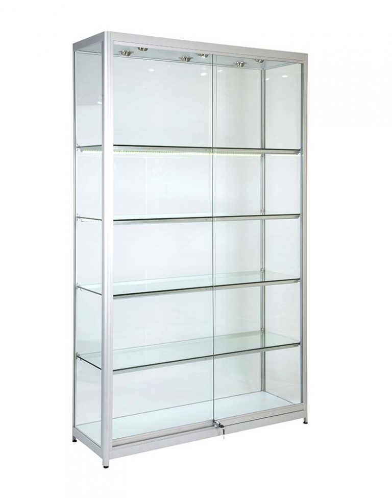 Tall Display Cabinets | Frameless Display Cabinets