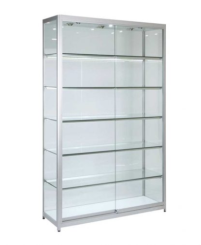 Tall Display Cabinets | Frameless Display Cabinets